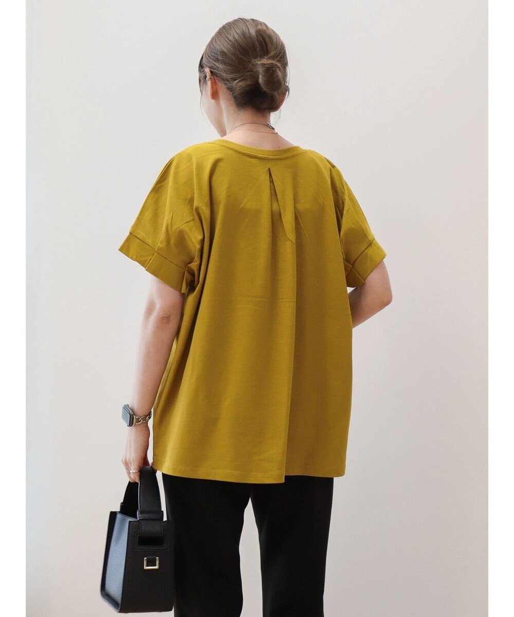 AMERICAN HOLIC 接触冷感袖タックカットプルオーバー 