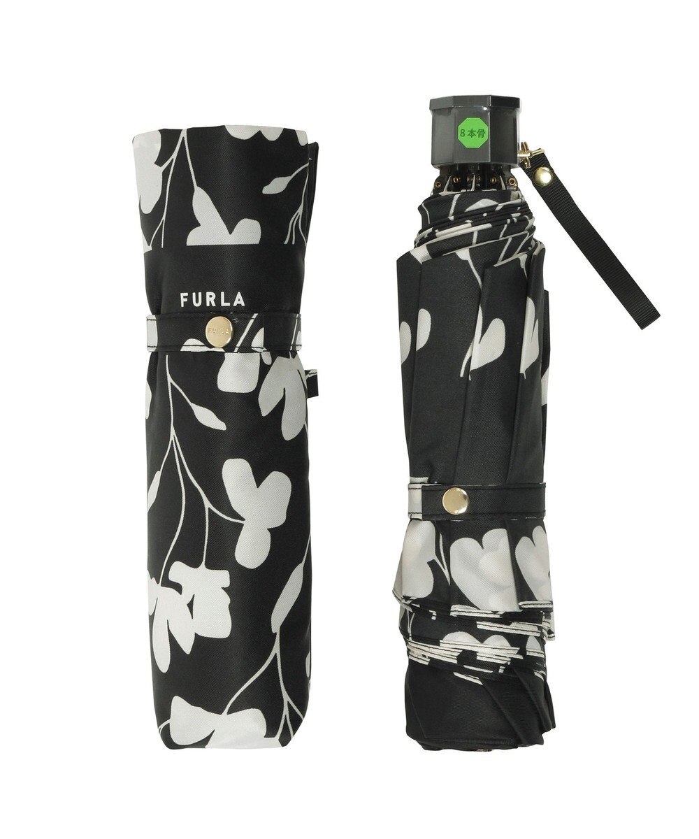 MOONBAT 【折りたたみ雨傘】フルラ (FURLA)  カメリア 折りたたみ傘 UV 