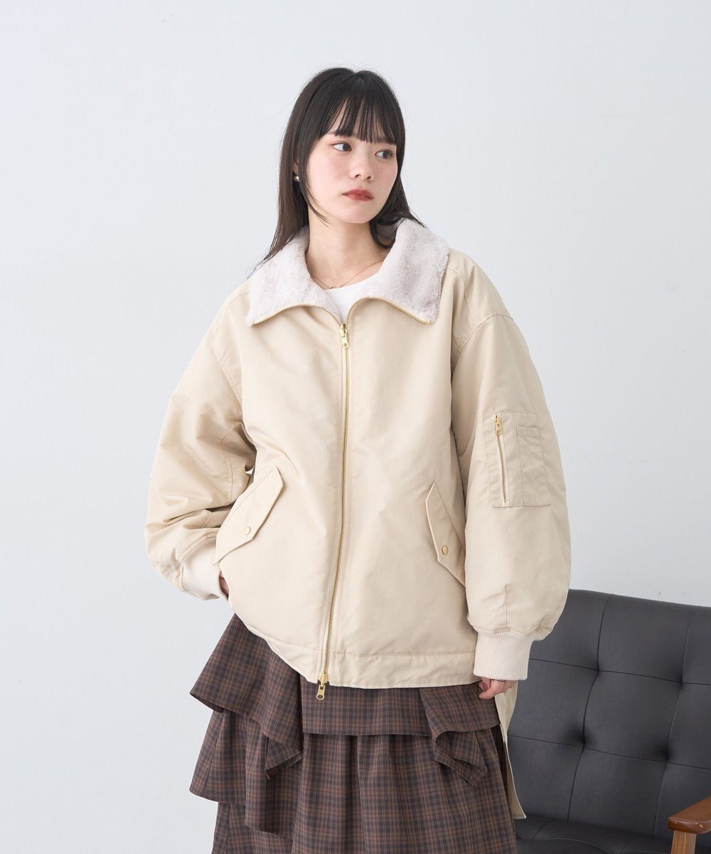 earth music&ecology リバーシブルMA-1 