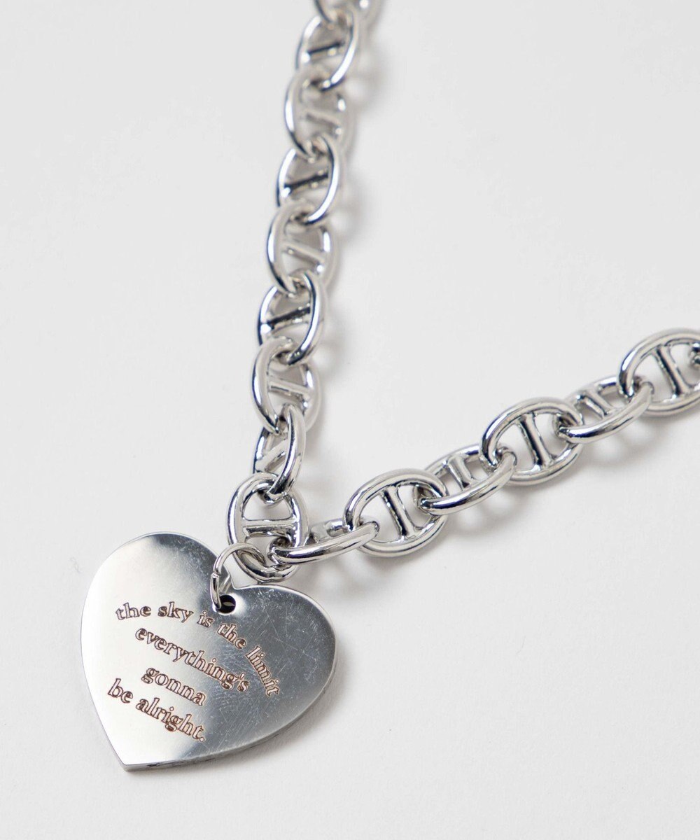 WEGO Lヘビーチェーンモチーフネックレス 