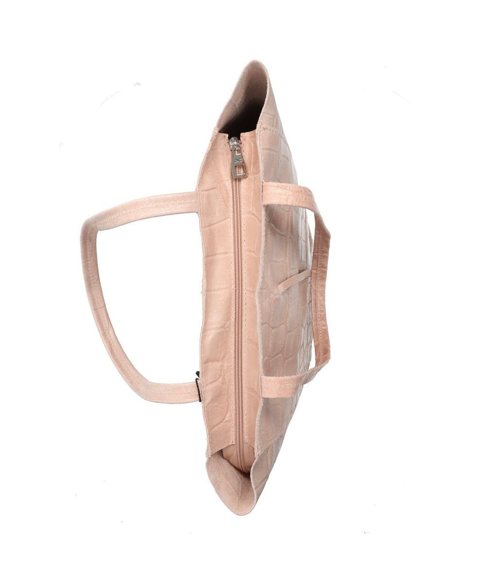 INTER-CHAUSSURES 【ANDREA CARDONE ITALI】ファスナー付き型押しレザートートバッグ 