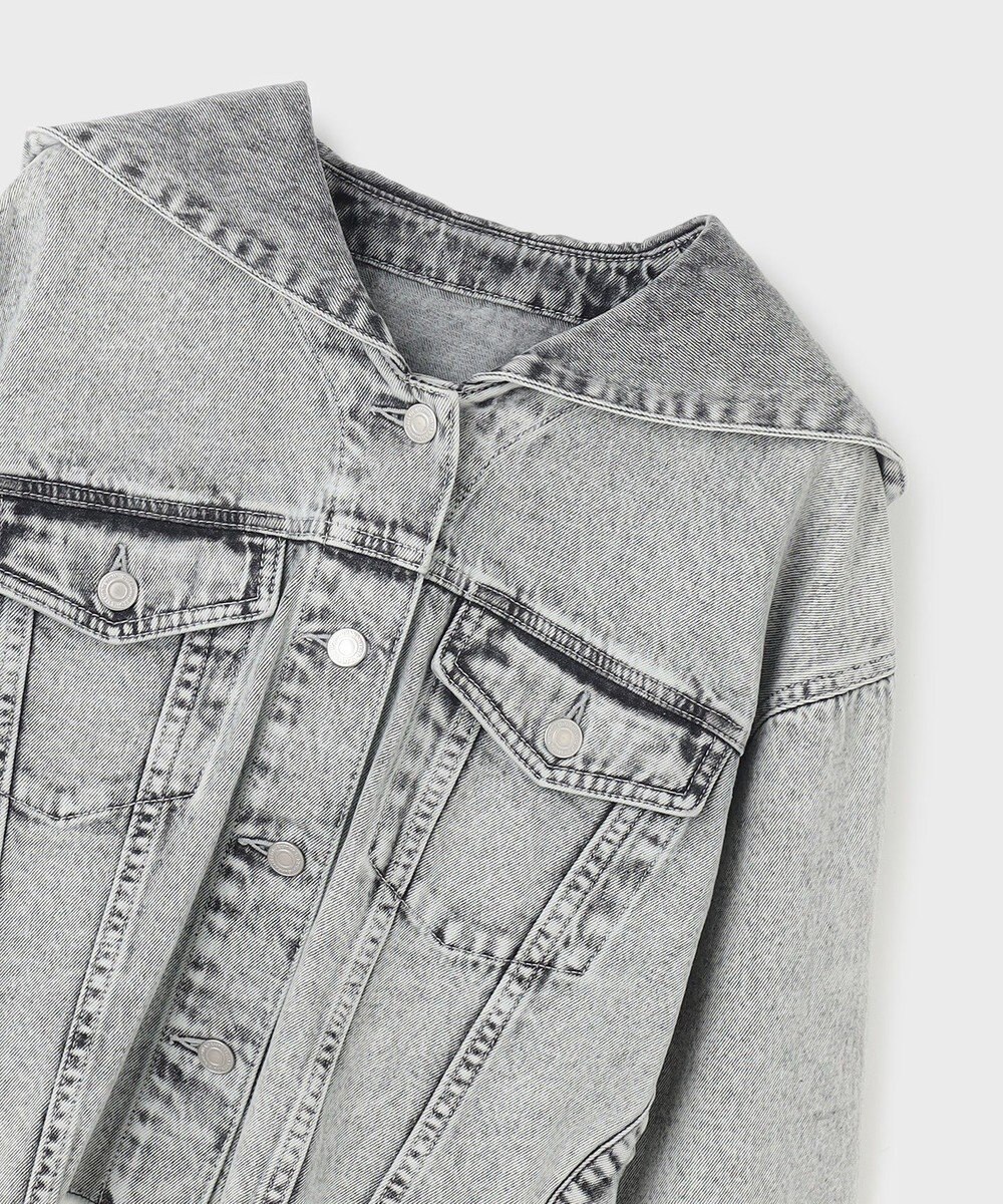 GRACE CONTINENTAL フードジップデニムジャケット 