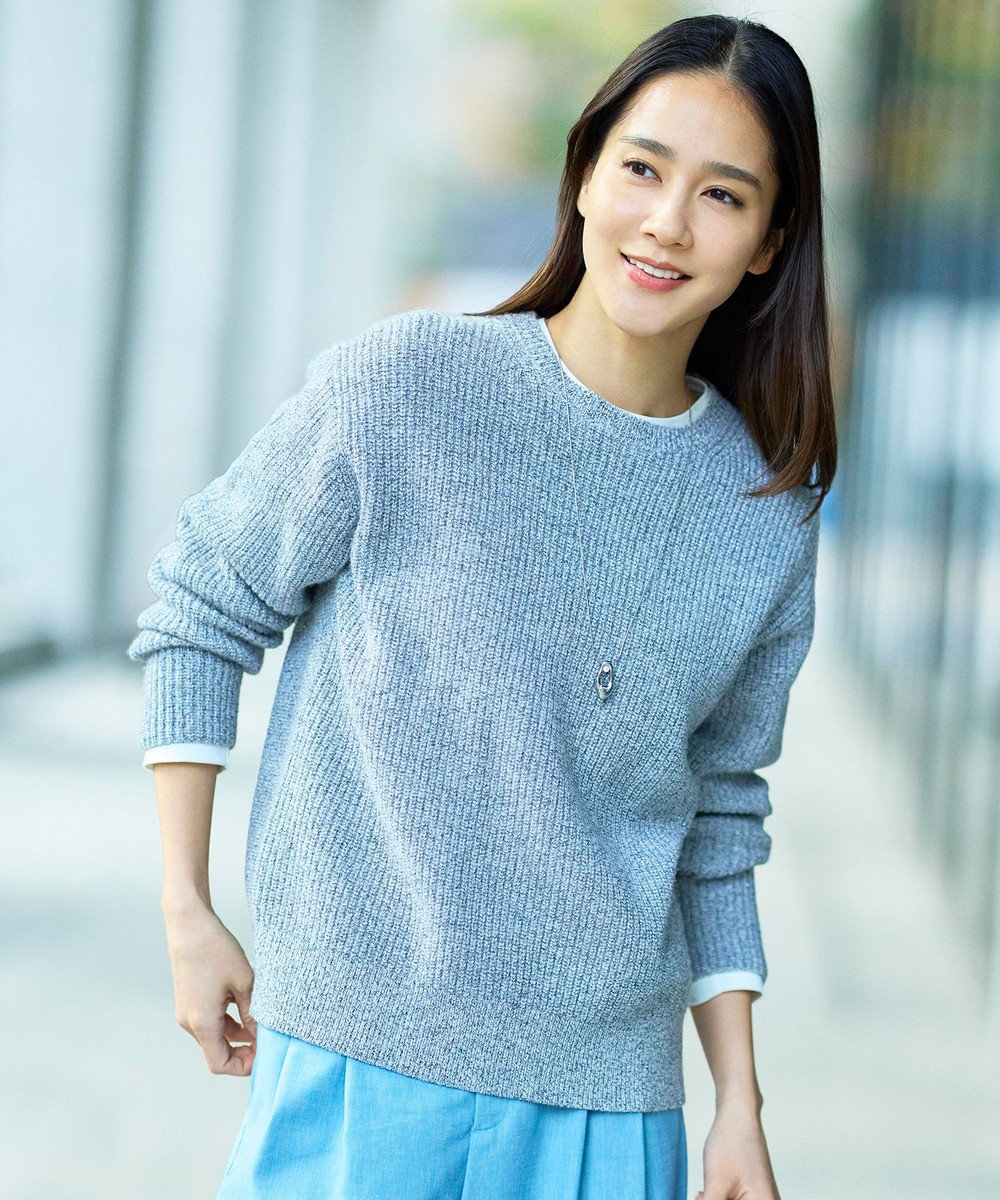 自由区 【カタログ掲載】カラーメランジ ニット 