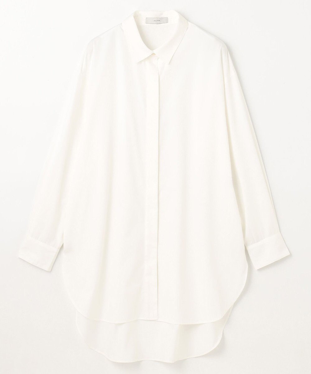 ANY L 【手洗い可能/抗菌防臭/UVカット/速乾】ロングシャツ 