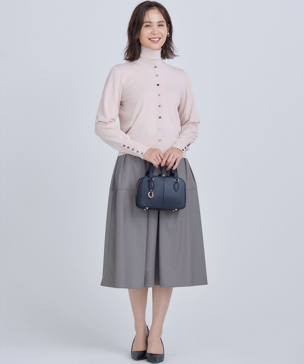 組曲 L 【6色展開・UVケア】クルーネックモダンカーディガン 