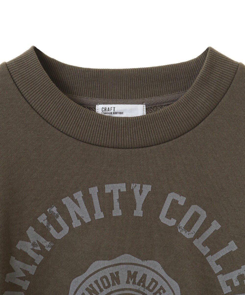 CRAFT STANDARD BOUTIQUE カレッジプリントショートプルオーバー 