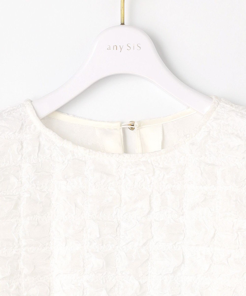 ANY SIS 【洗える】ワッフルライクフクレジャカード チュニック 