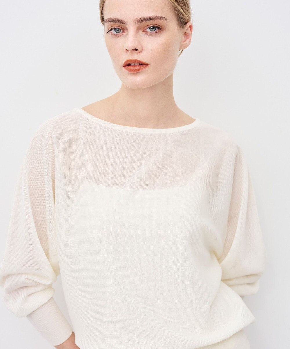 uncrave シアーニット ドルマントップス 