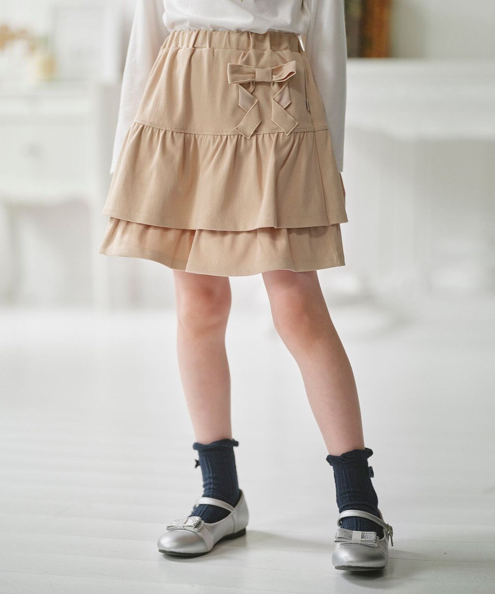 組曲 KIDS 【18-24㎝】かんたんストラップ バレエシューズ 