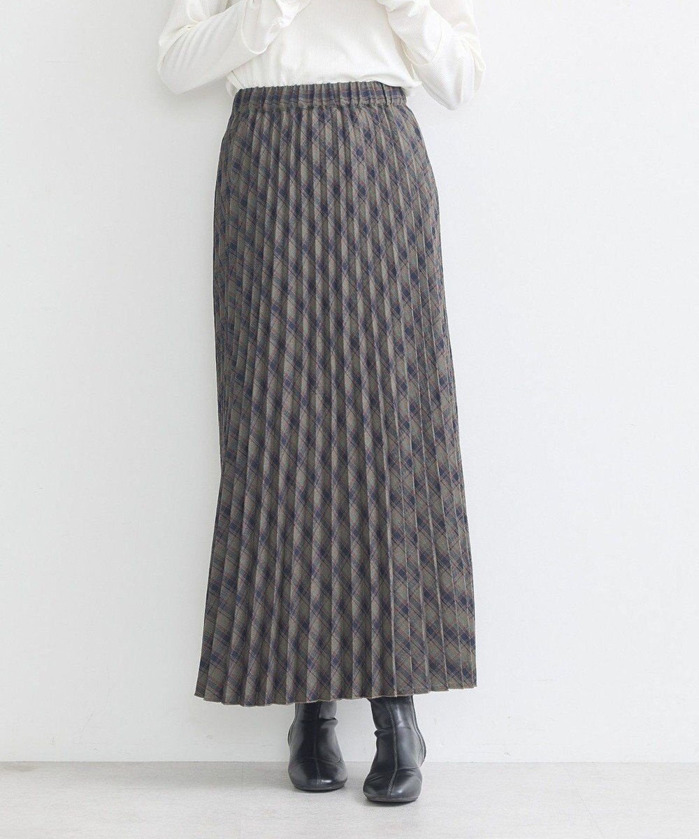 earth music&ecology すきな丈Ｔ／Ｒプリーツスカート 