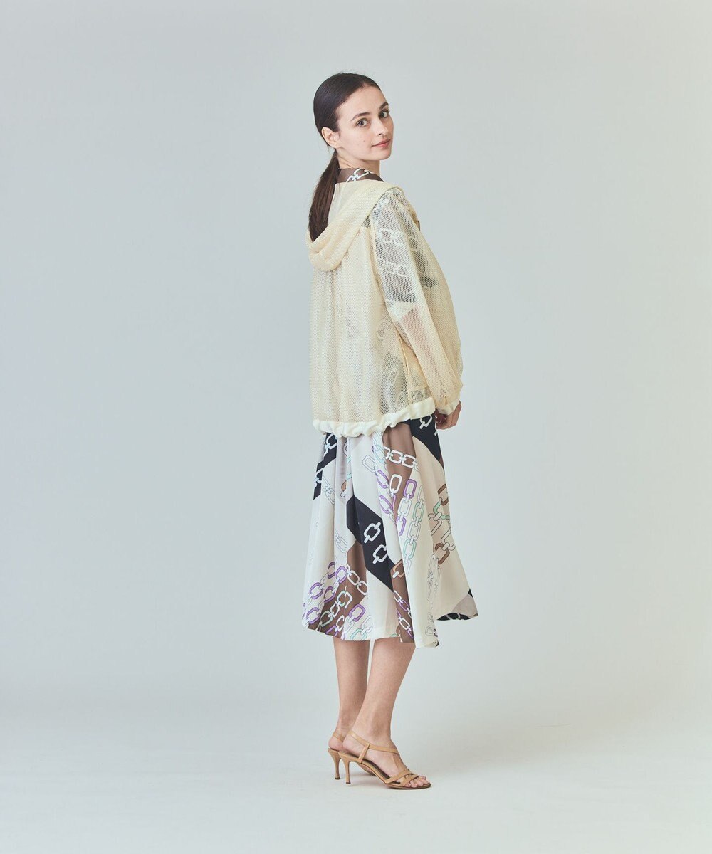 GRACE CONTINENTAL マクラメメッシュフーディー 