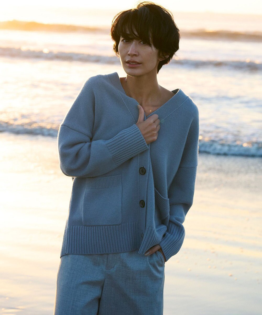 23区 【CLASSY.1月号掲載】ウールカシミヤブレンド カーディガン 