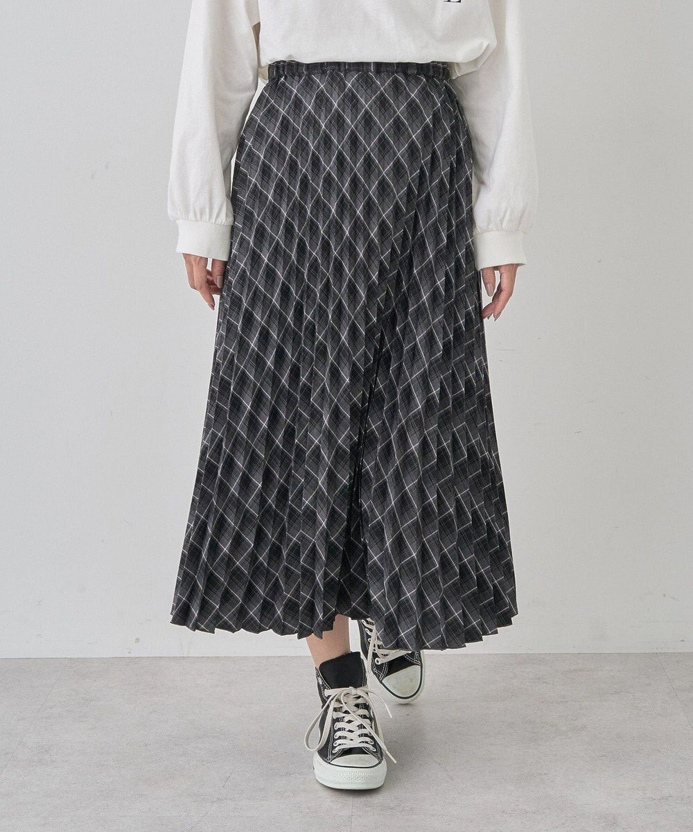 earth music&ecology すきな丈Ｔ／Ｒプリーツスカート 