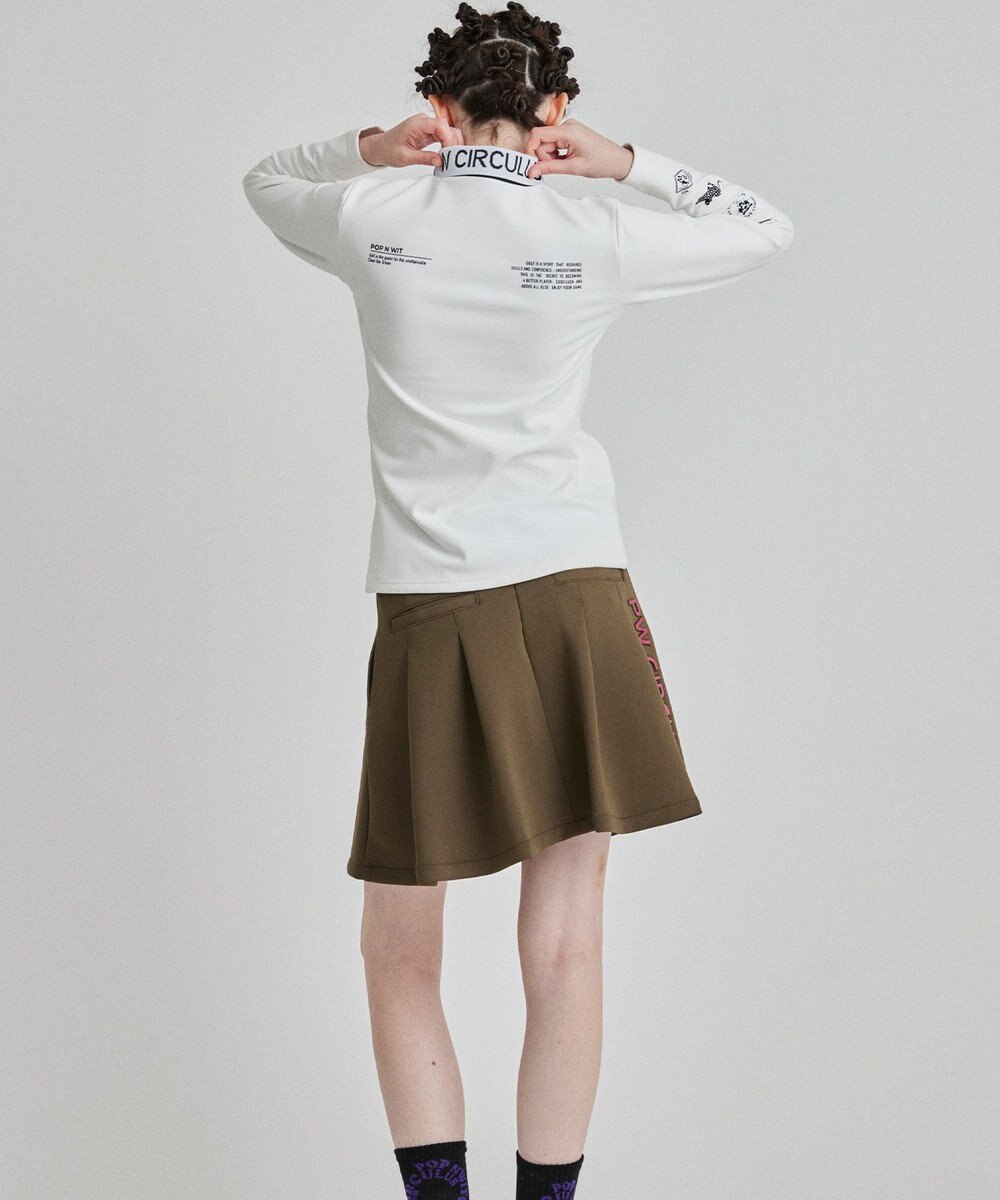 PW CIRCULUS 【WOMEN】裏フリースモックネックT 