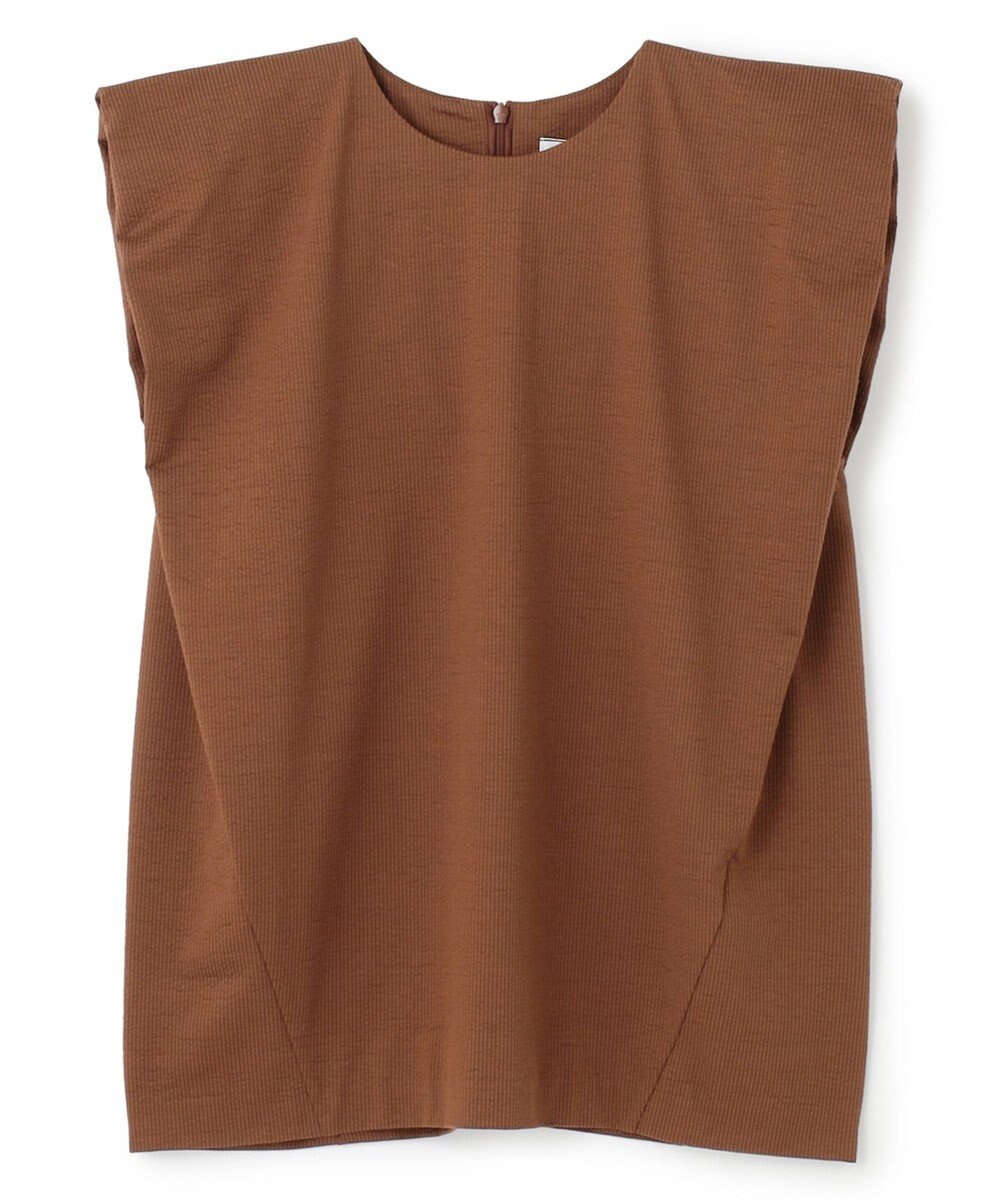 BEIGE， 【洗える】SCALA / コットンリネンボリュームスリーブトップス 