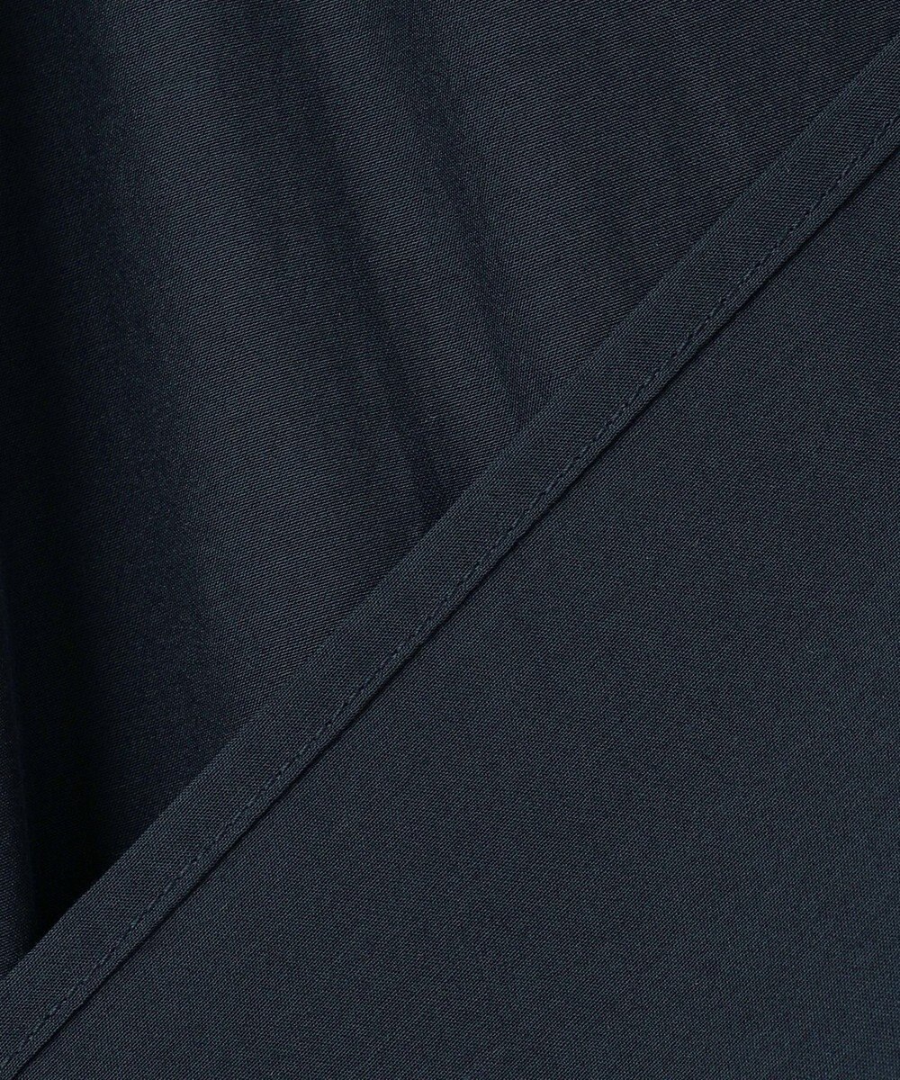 自由区 【カタログ掲載】シアーソフトシャンブレークロップド丈 ブラウス 