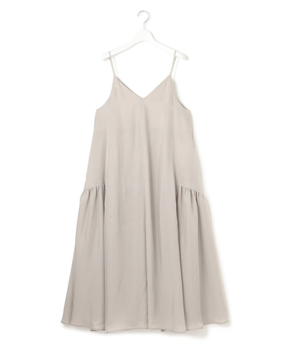 23区 【接触冷感性】フィブリルツイル キャミソールフレアワンピース 