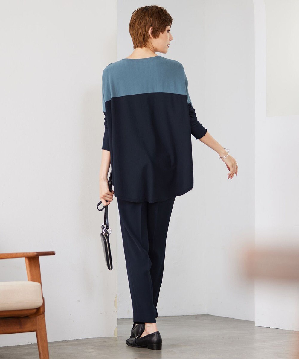 ICB 【洗える】ヴィスコースワイド プルオーバー 