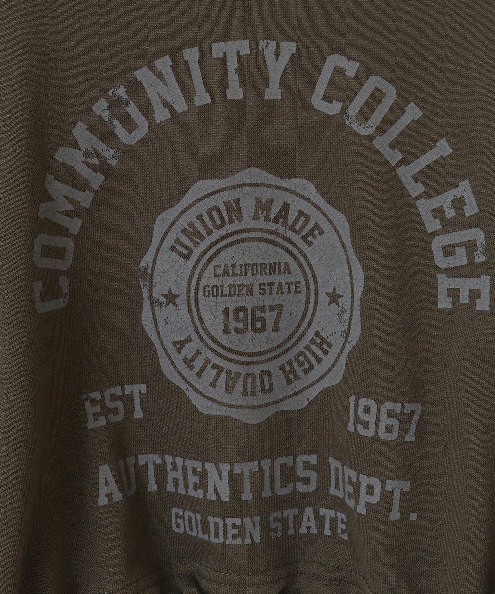 CRAFT STANDARD BOUTIQUE カレッジプリントショートプルオーバー 