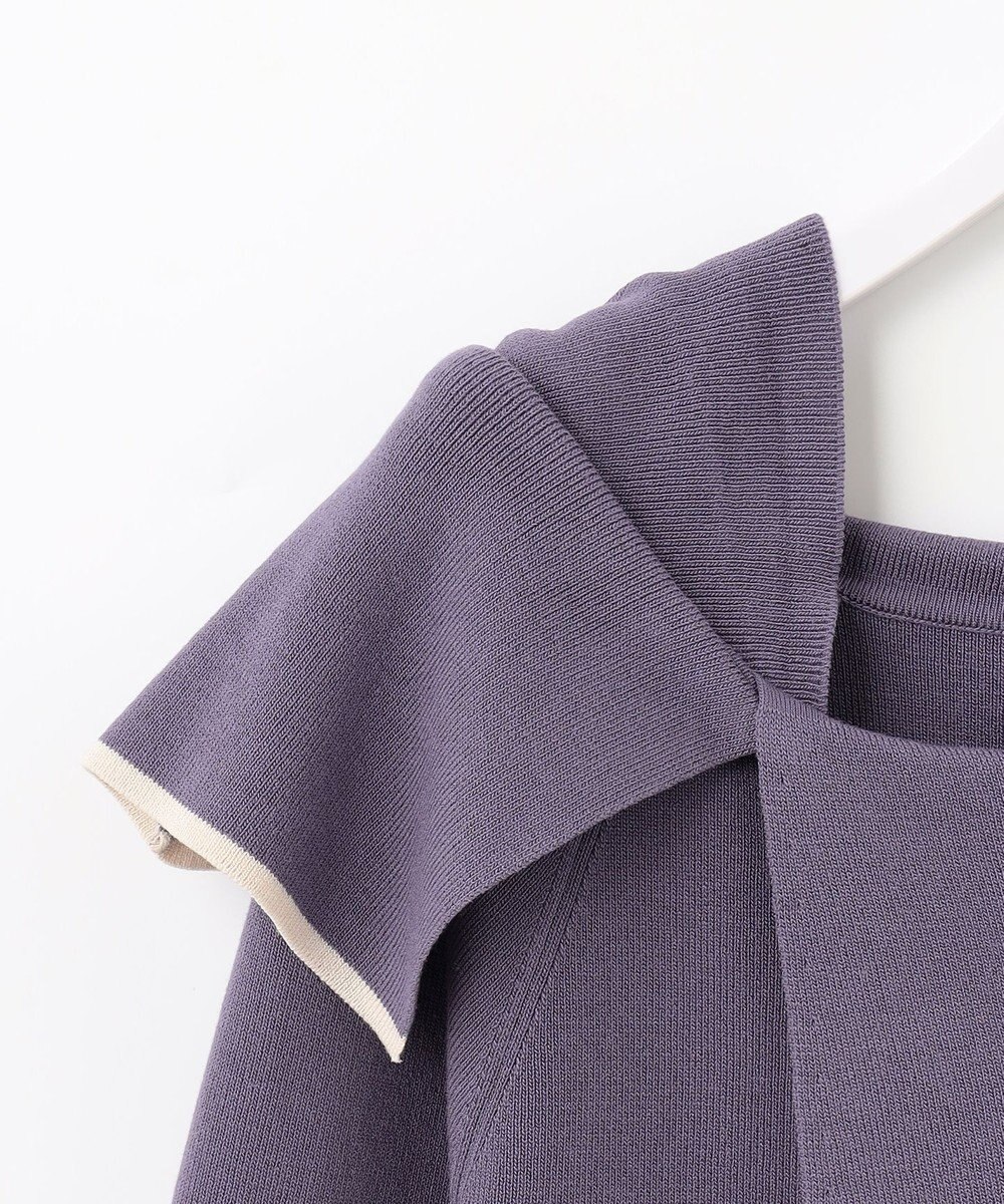 ANY SIS 【洗える】フレアカラープルオーバー 