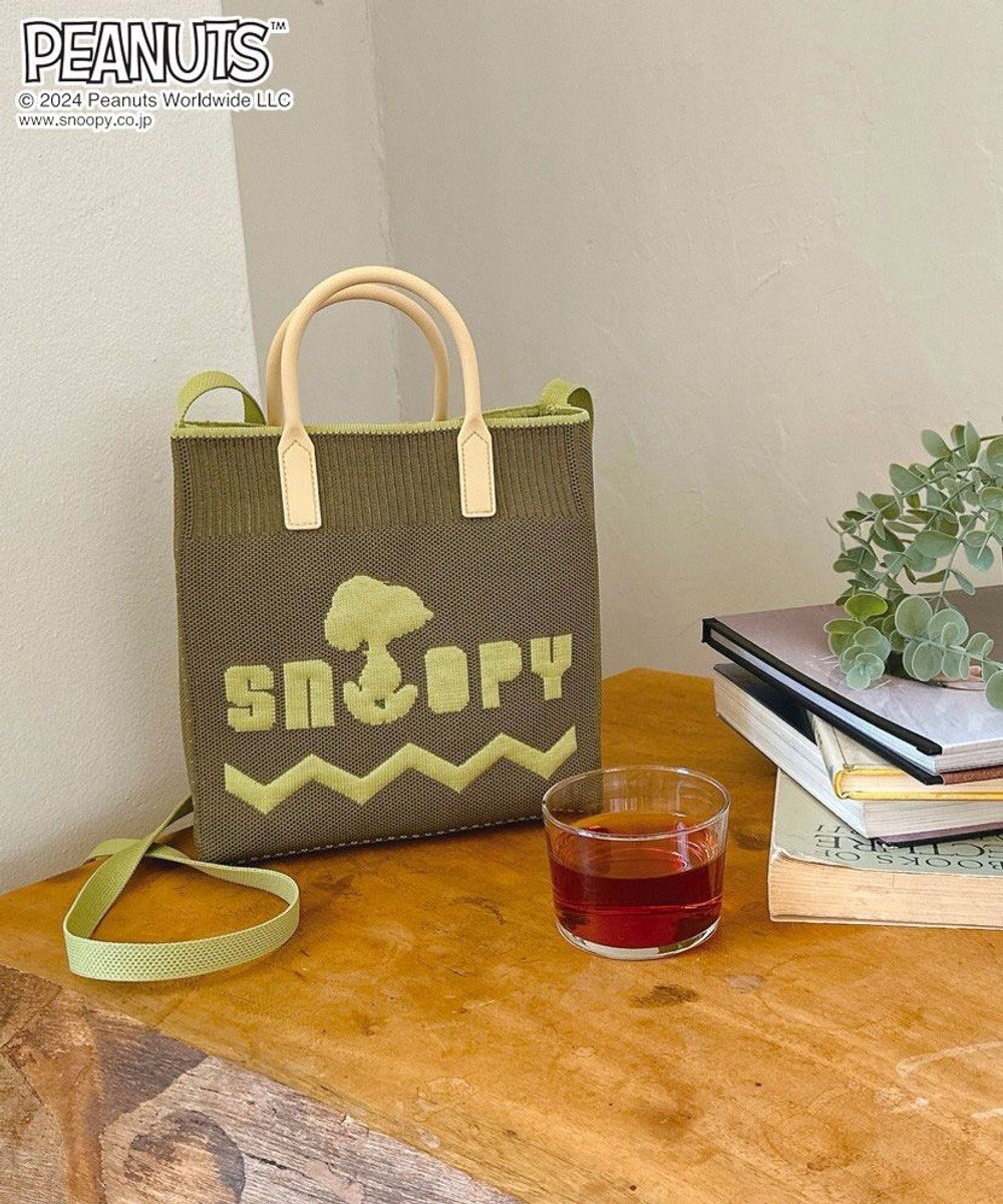 ROOTOTE 8585【スヌーピー】IP.スクエア.シリコンハンドル.ピーナッツ-9E 