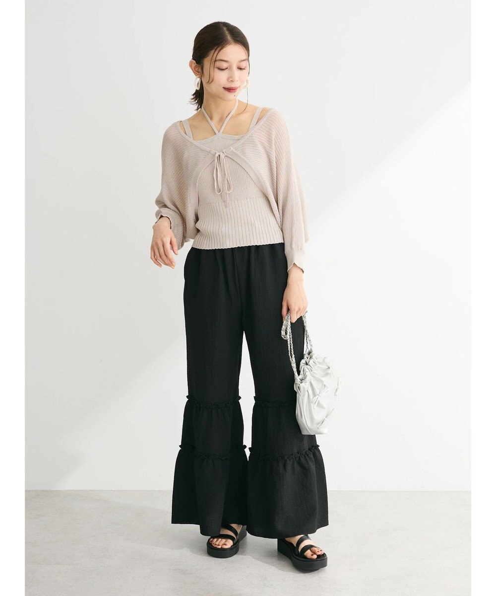 Green Parks ・swing by SET2点ニットボレロ&ニットキャミ 