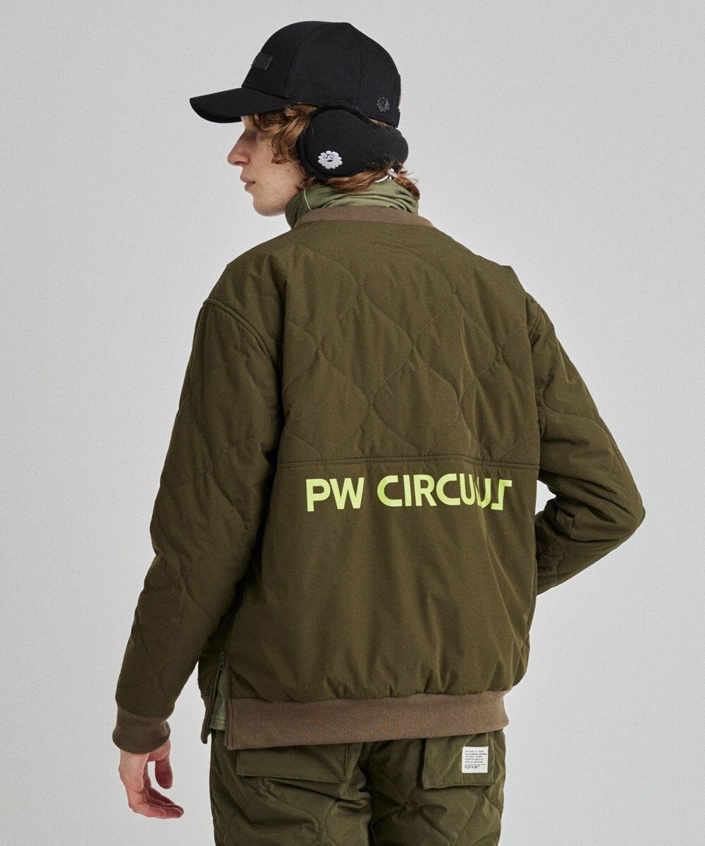 PW CIRCULUS 【MEN】ひょうたんキルティング中綿ブルゾン 
