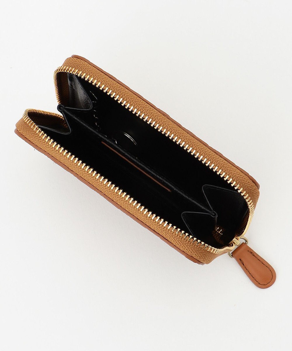 JOSEPH ABBOUD 【コインケース】カウレザー エンボスメッシュ 