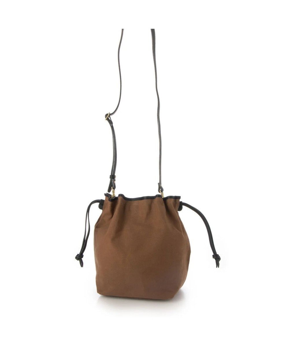 UNBILLION perche パラフィン防水キャンバスドロストショルダーバッグ 