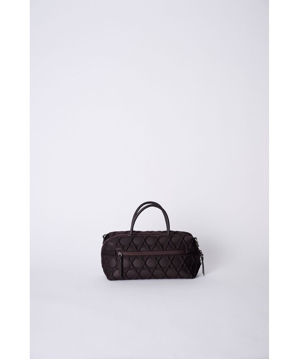 MIYABIYA 【撥水加工】篭目大柄エンボスボンディングミニボストン 