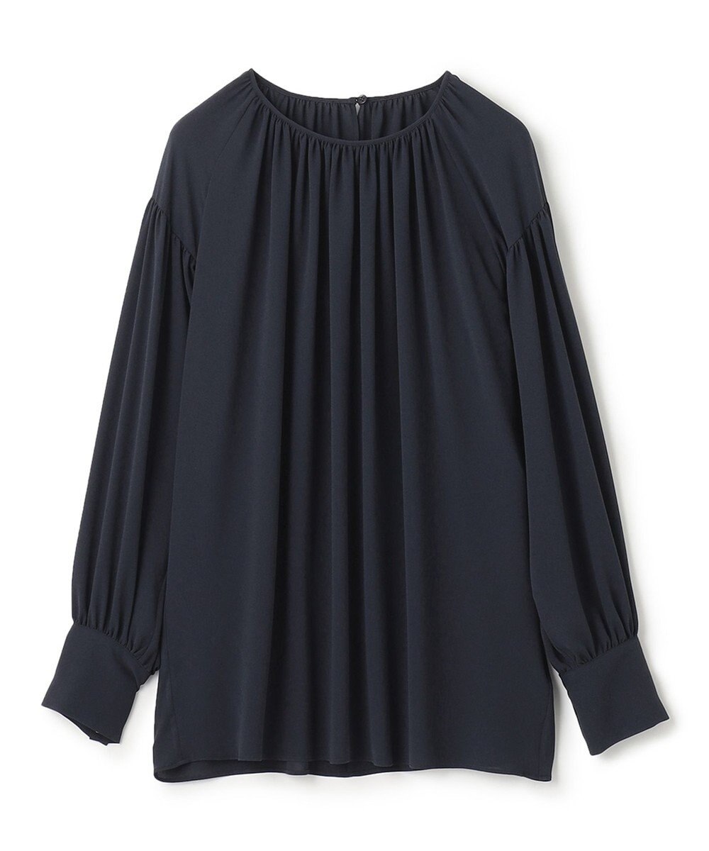 BEIGE， IRIS / ラウンドネックブラウス 