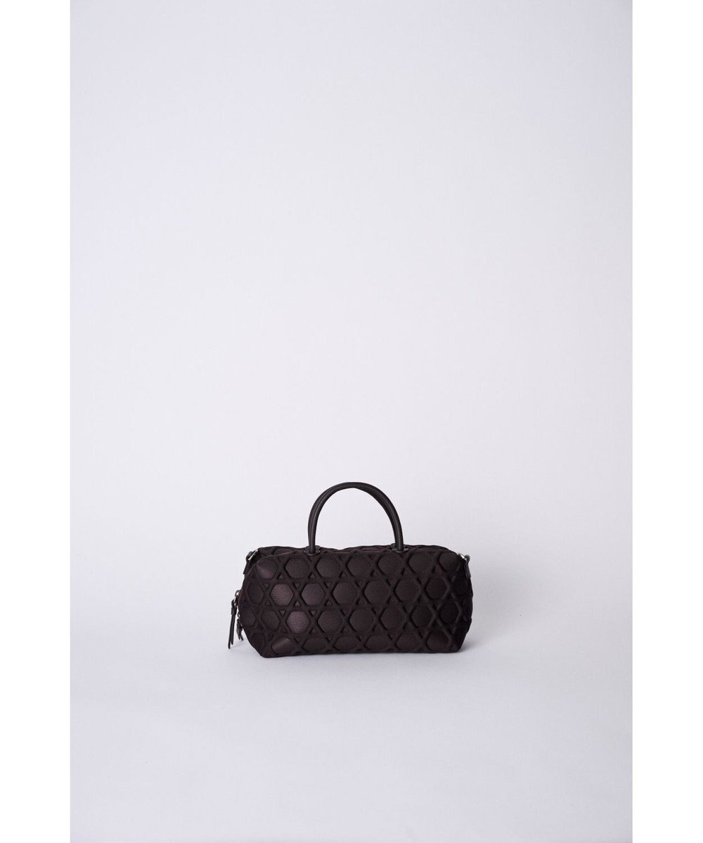 MIYABIYA 【撥水加工】篭目大柄エンボスボンディングミニボストン 