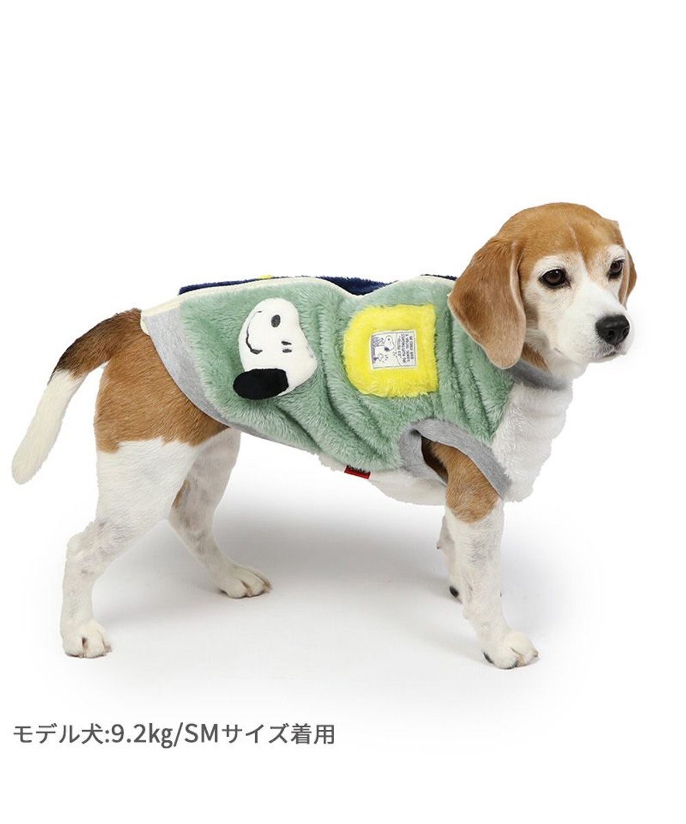 PET PARADISE スヌーピー 背中開きジップ ベスト 《マスコット》 中型犬 