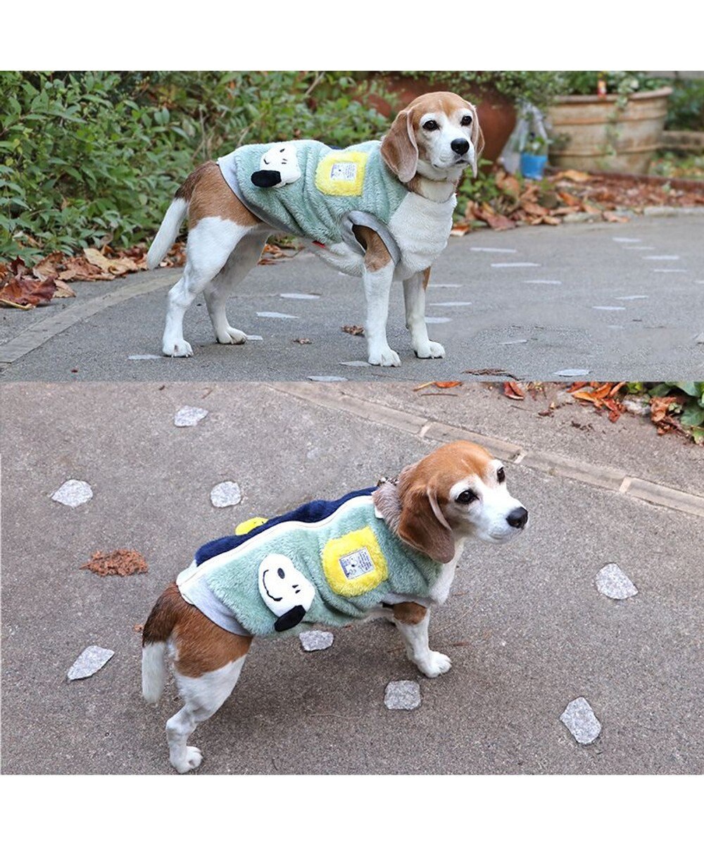 PET PARADISE スヌーピー 背中開きジップ ベスト 《マスコット》 中型犬 