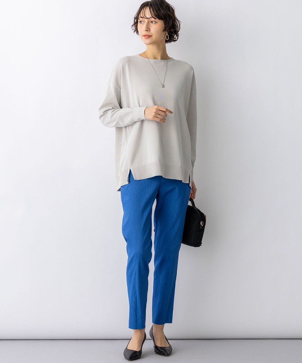 23区 【VERY・Oggi掲載】コンビカラー オーバル イヤリング 