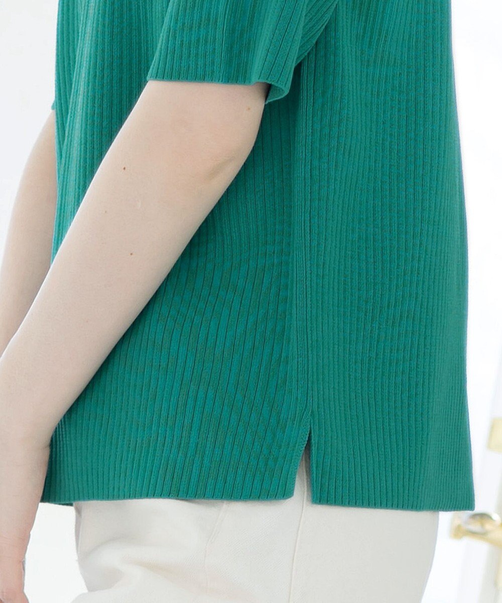 Tiaclasse 【洗える】ボタンニットトップス 