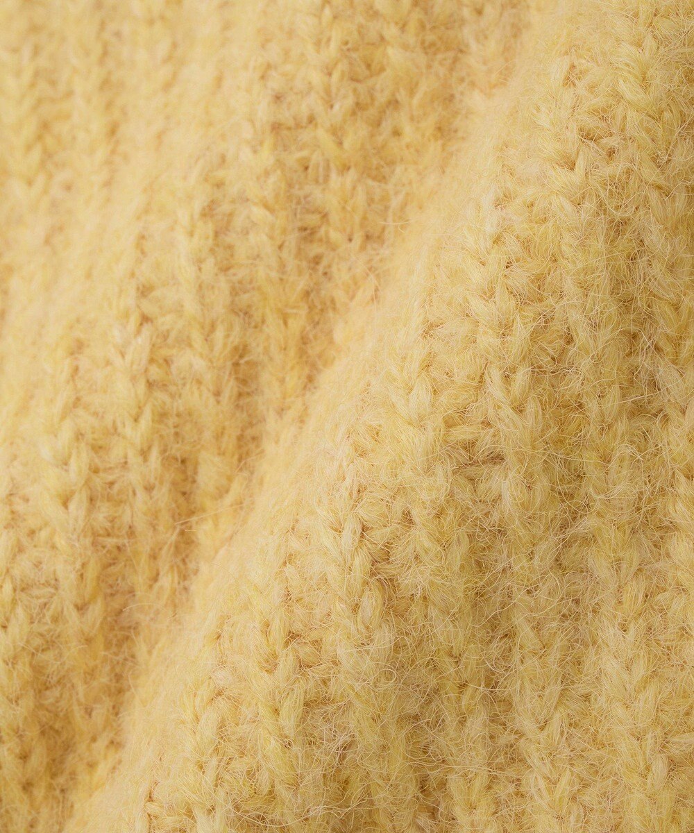 earth music&ecology 【WEB限定】ゴールド釦ショートニットカーディガン 