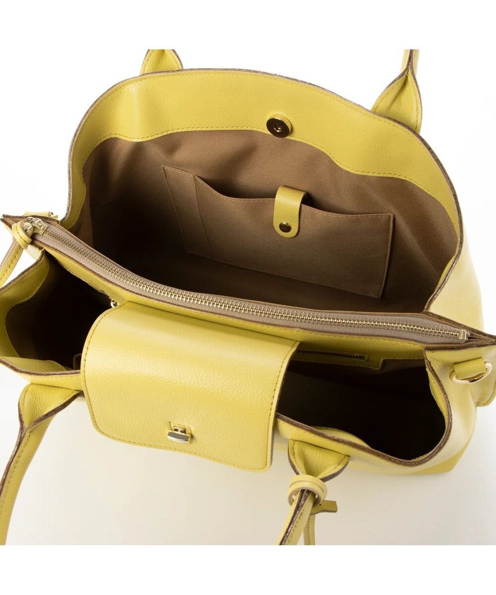 UNBILLION perche ゴートユーティリティヒネリかぶせA4トート 