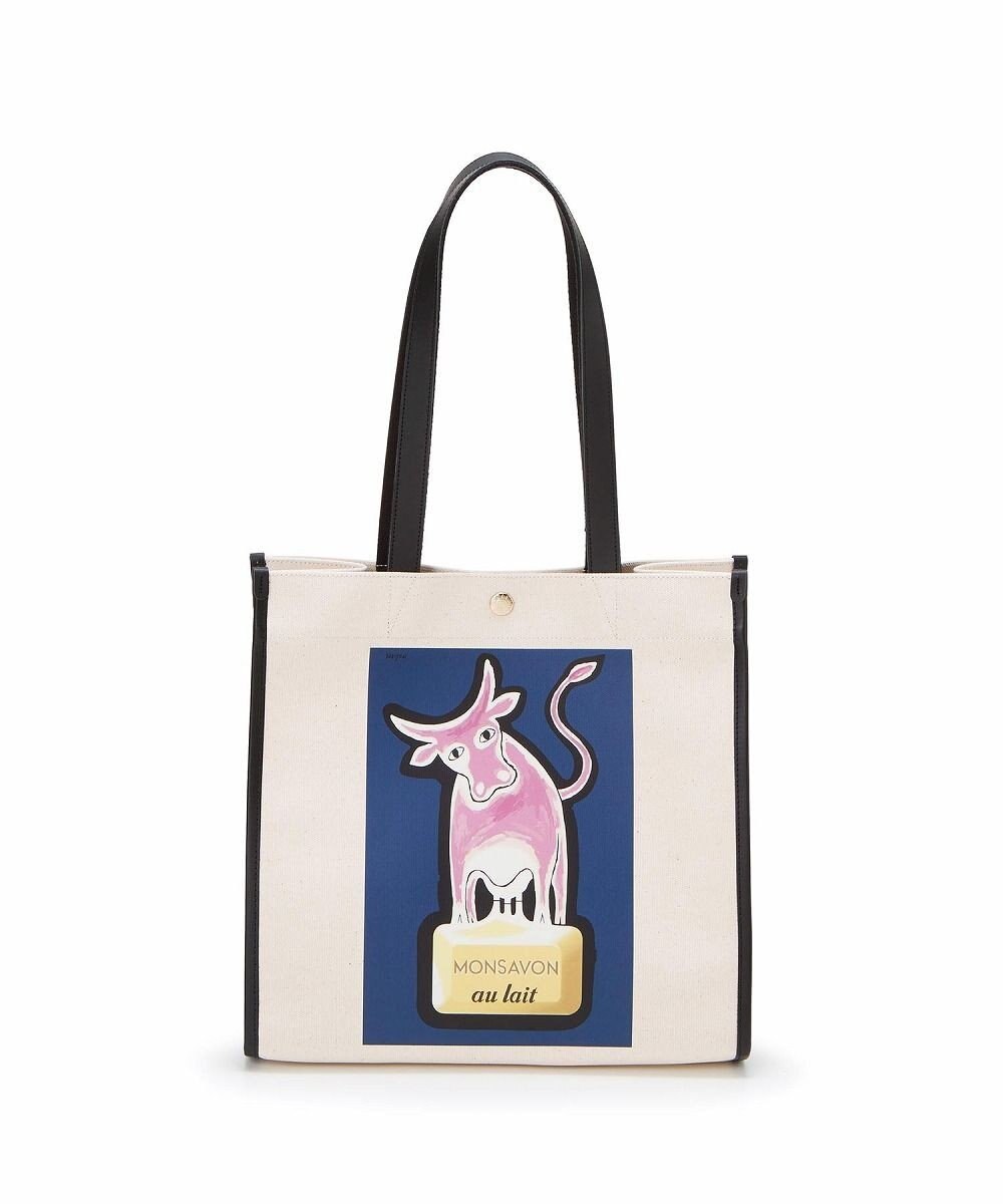 TOPKAPI 【Breath TOPKAPI】サヴィニャック × Breath TOPKAPI アート プリント オーガニックキャンバス トート バッグ 