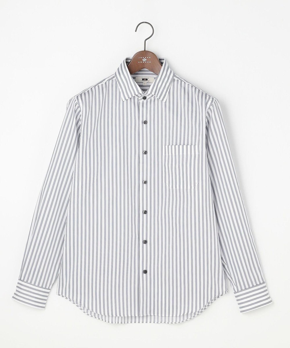 JOSEPH ABBOUD 【キングサイズ・ストレッチ・イージーケア・JAPANファブリック】ストライプストレッチ シャツ 