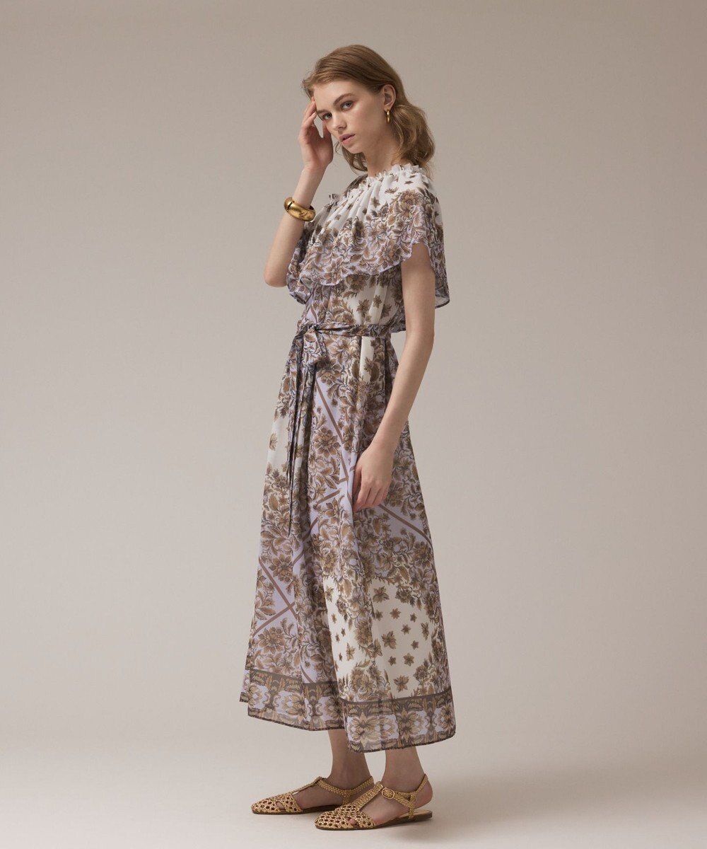 GRACE CONTINENTAL マルチWAYシフォンワンピース 