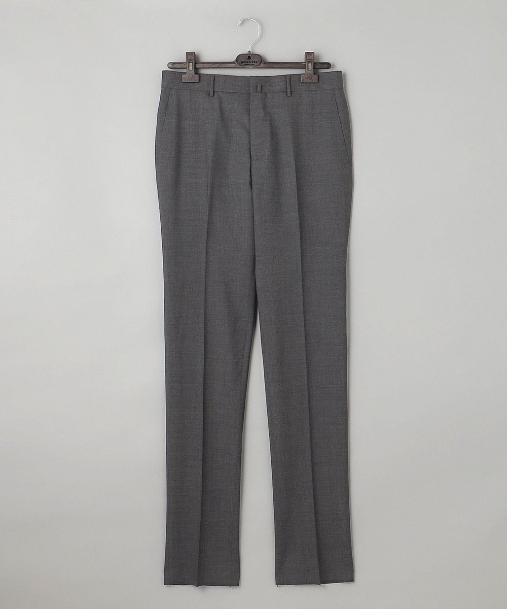 GOTAIRIKU ロングセラー【洗える/折り目加工/シワになりにくい/ウエストアジャスター】ウォッシャブル サマーウール100％パンツ_定番色(ノータック)23/24年モデル 