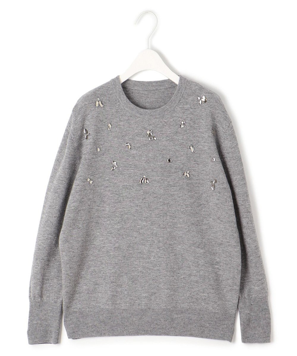 ICB 【洗える】 ジュエルニットプルオーバー 