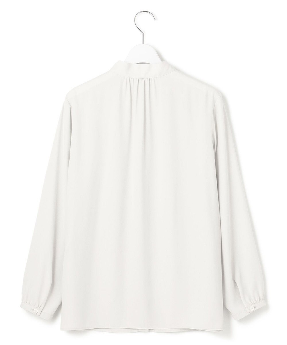 23区 S 【洗える】バックサテンアムンゼン ボウタイ ブラウス 