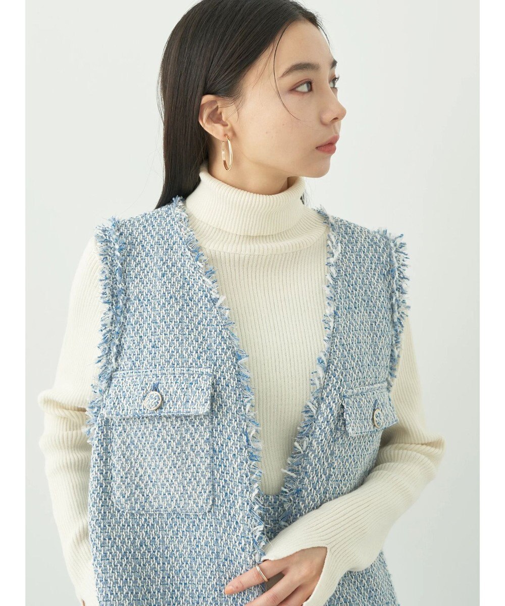 earth music&ecology ツイードジレ 