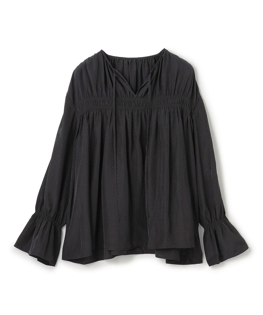 UNFILO ドビーデシン ブラウス 