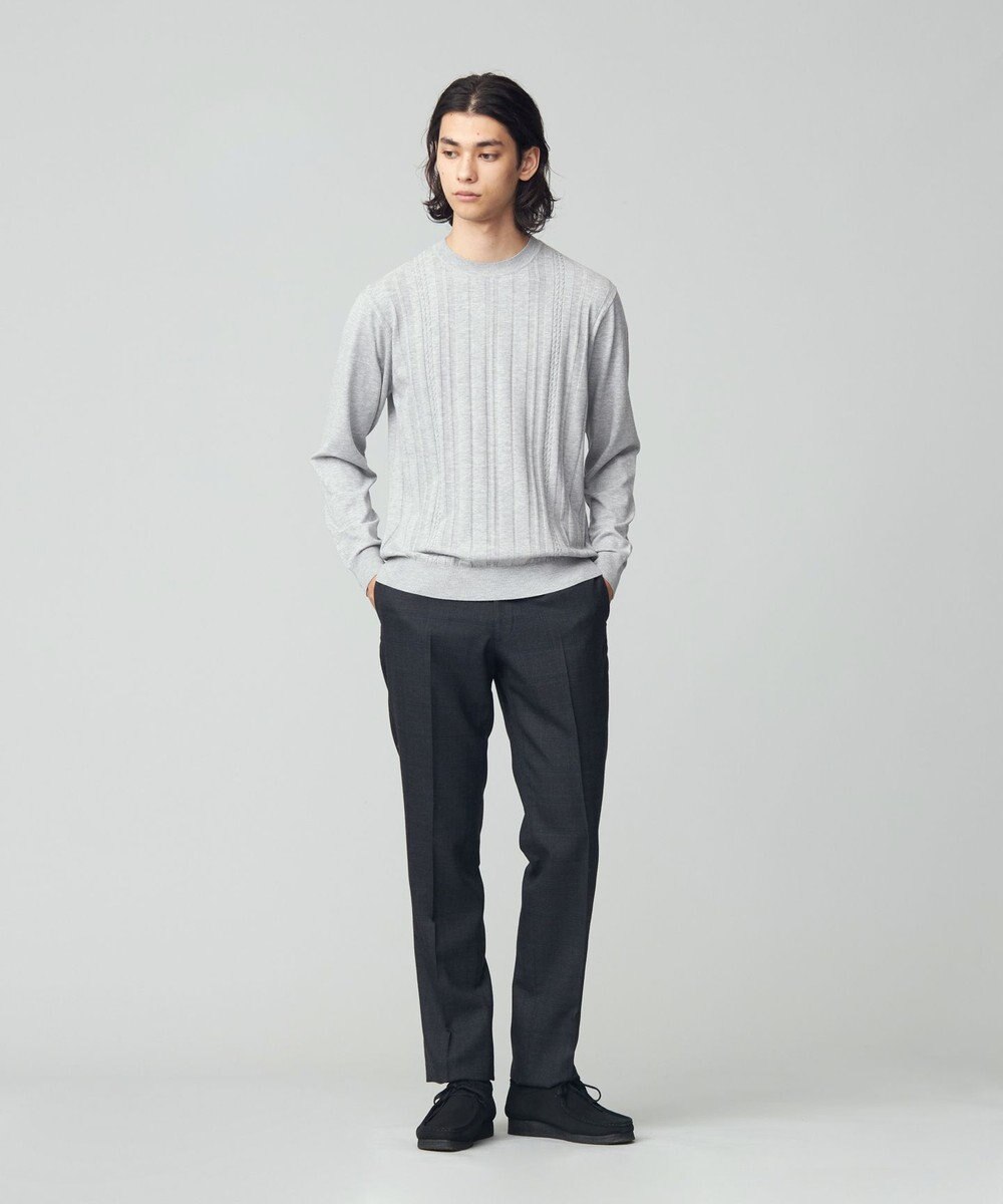 J.PRESS MEN 【FLEX YARN】ケーブルニット 