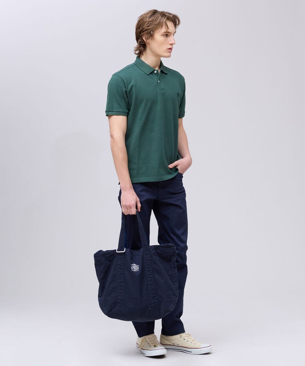 J.PRESS MEN コットンカノコオーバーダイ ポロシャツ 