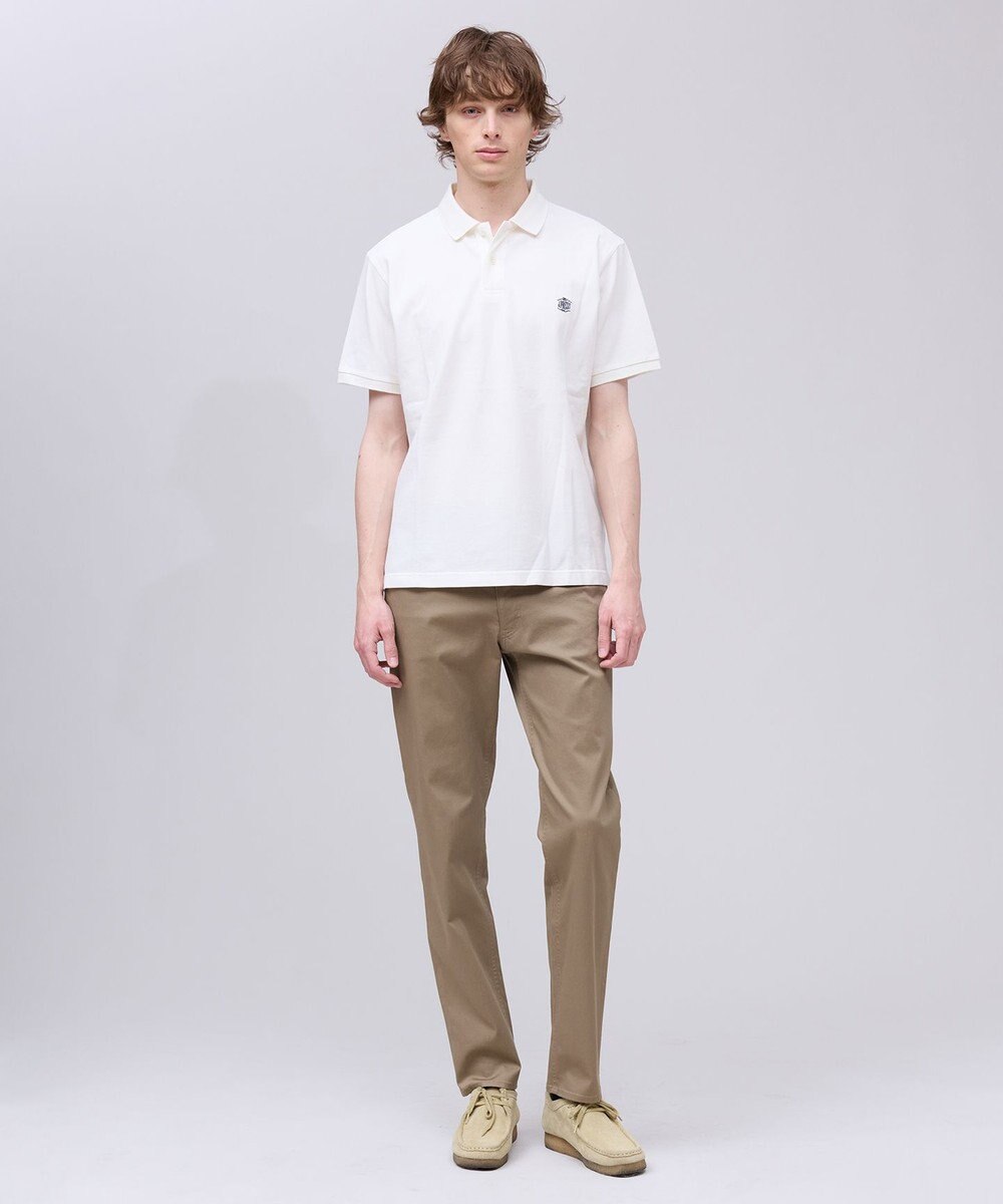 J.PRESS MEN コットンカノコオーバーダイ ポロシャツ 