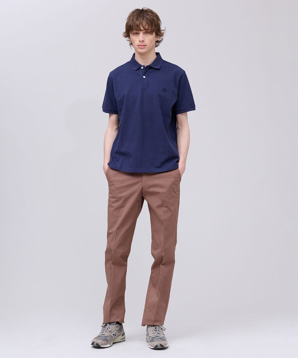 J.PRESS MEN コットンカノコオーバーダイ ポロシャツ 